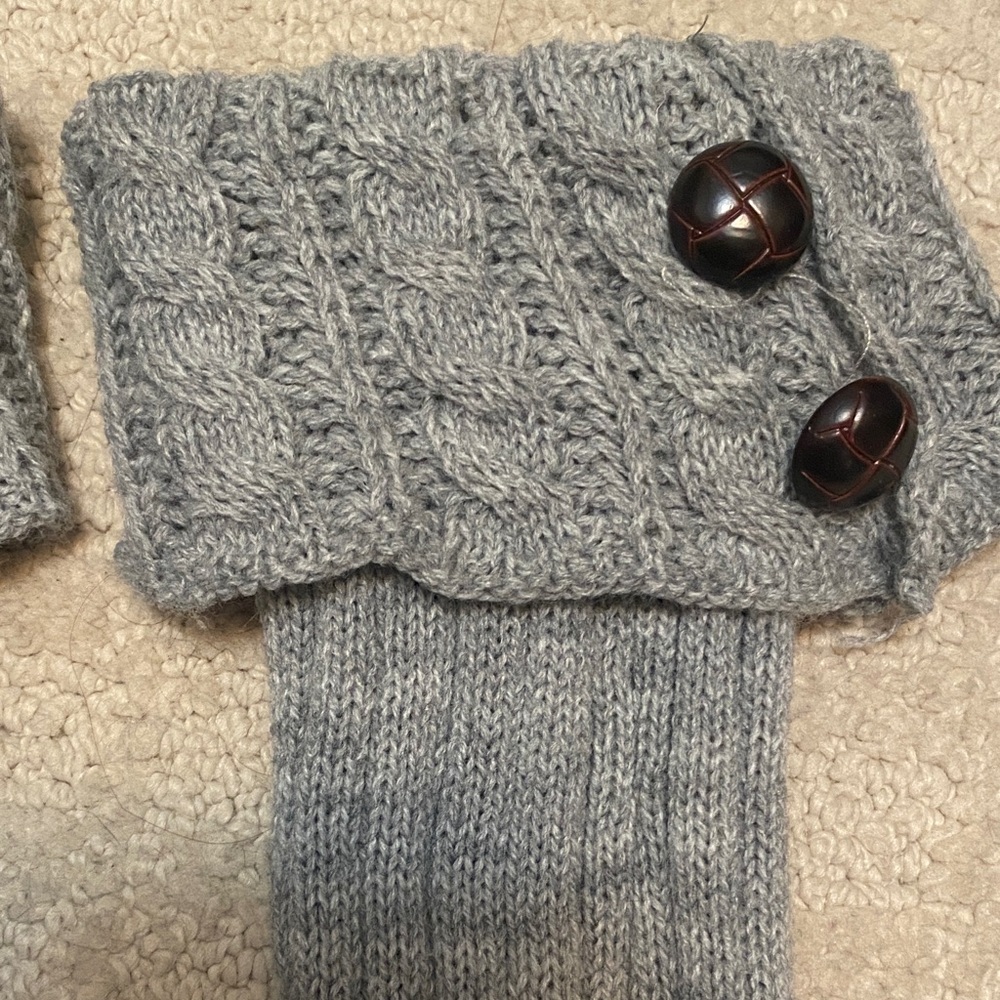 Girl’s Knit Leg Warmers - Picture 3 of 5